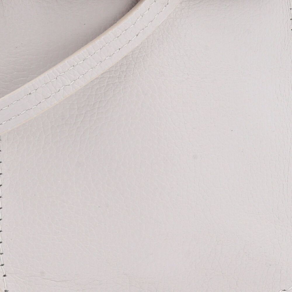 Porta Celular em Couro com Alça Transversal Marfim