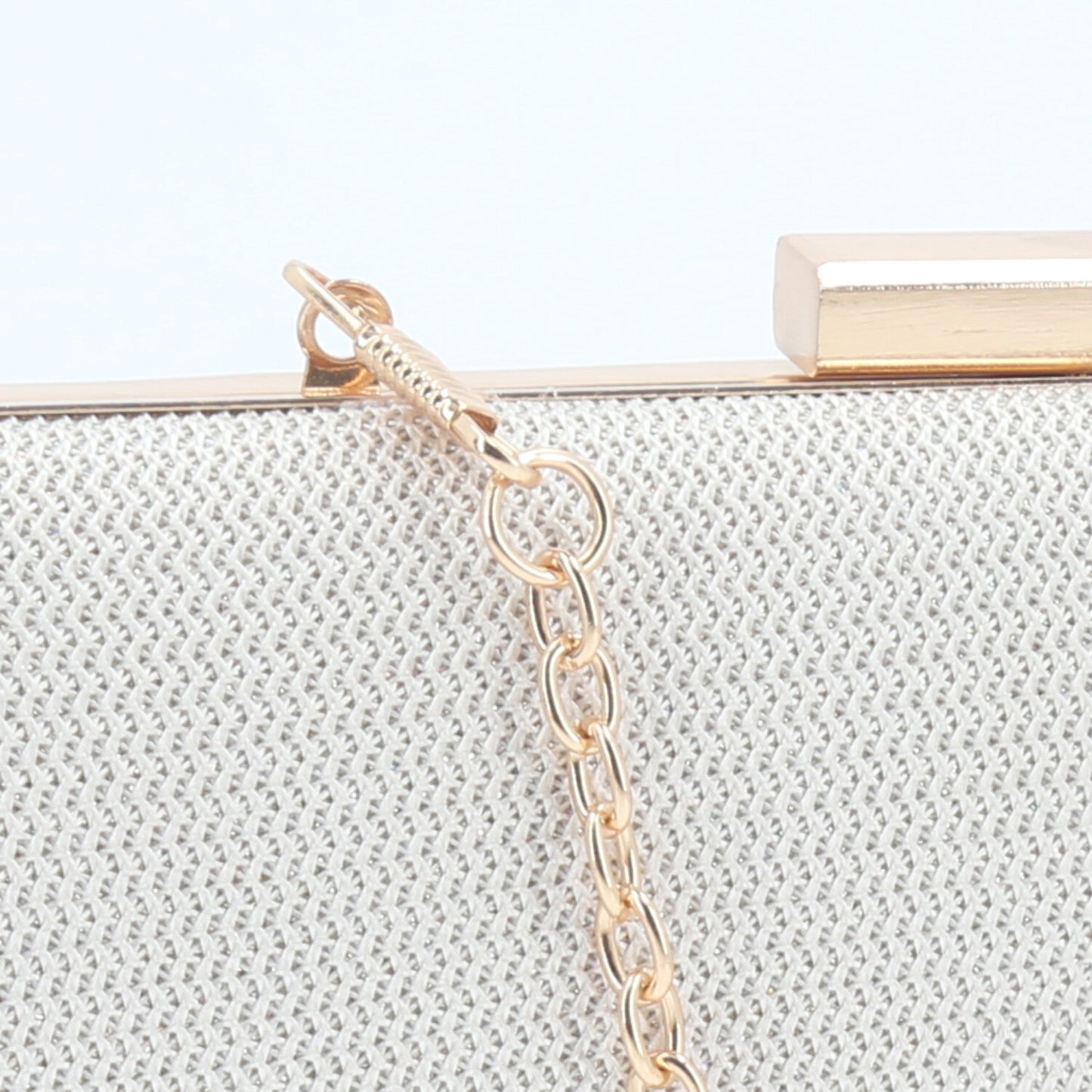 Bolsa Clutch de Festa com Design Minimalista Marfim