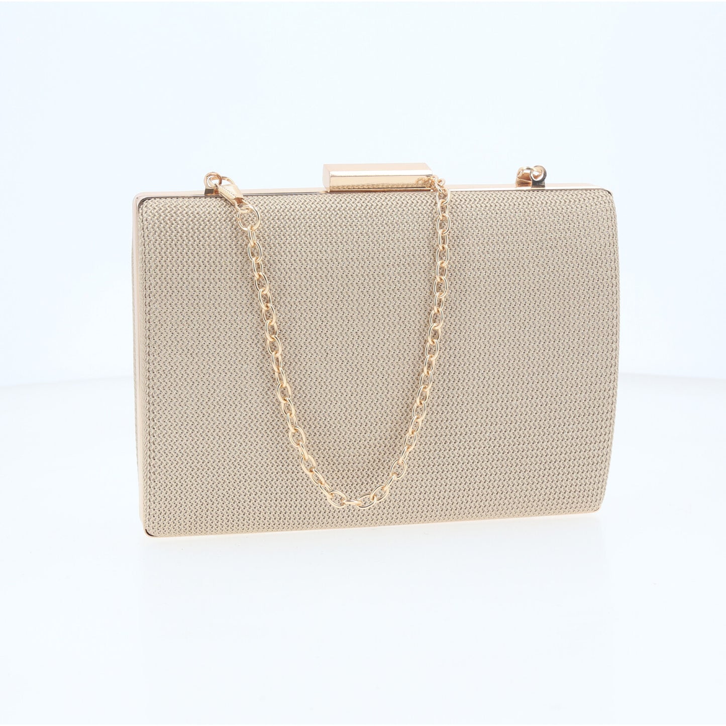Bolsa Clutch de Festa com Design Minimalista Ouro