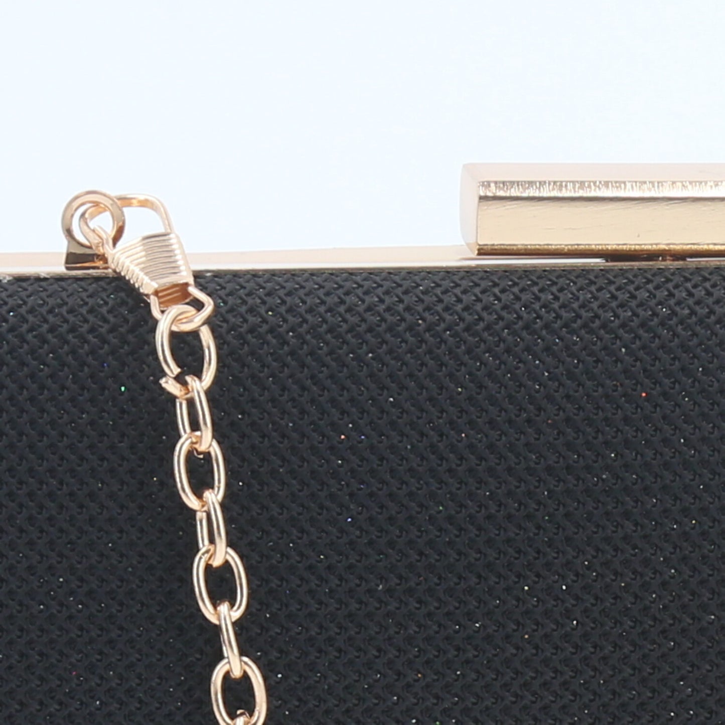 Bolsa Clutch de Festa com Design Minimalista Preto