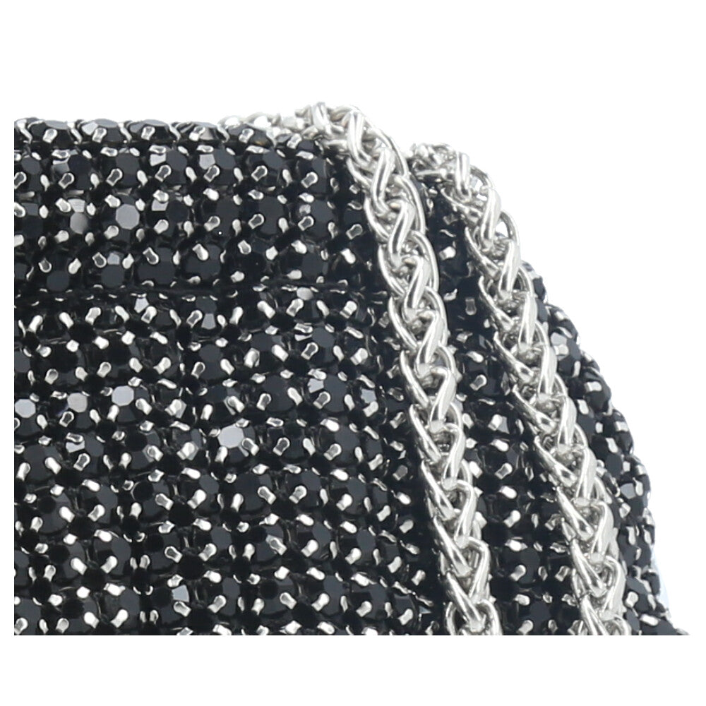 Bolsa Clutch de Festa com Design Minimalista Preto