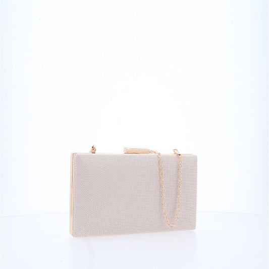 Bolsa Clutch Feminina Transversal Luxo Festa Ouro claro