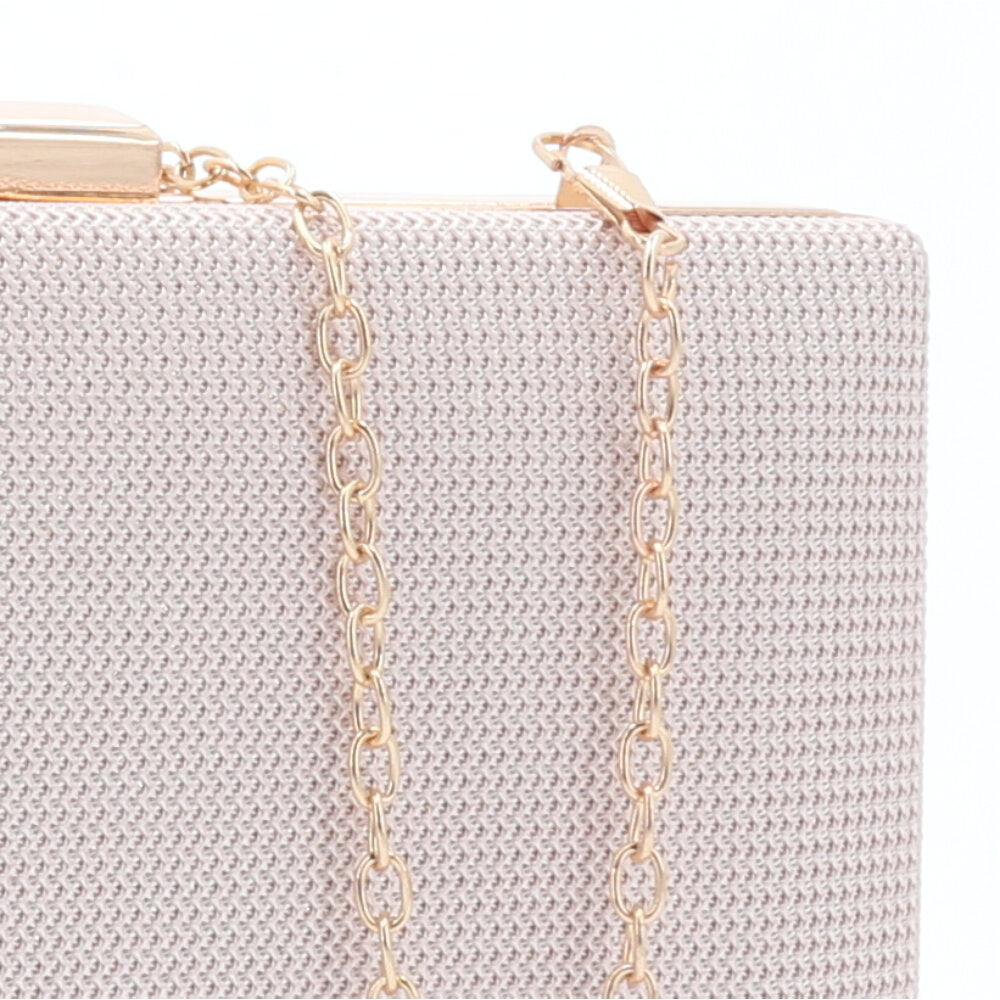 Bolsa Clutch Feminina Transversal Luxo Festa Ouro claro