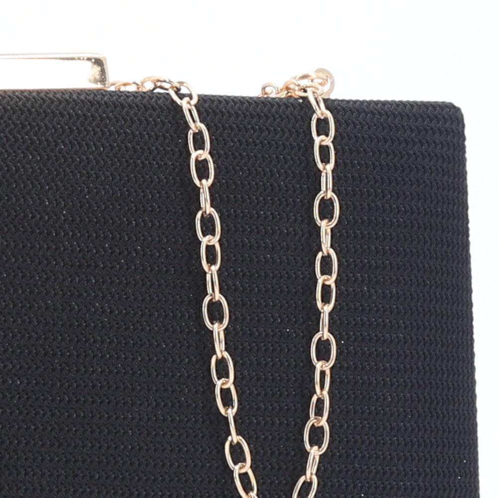 Bolsa Clutch Feminina Transversal Luxo Festa Preto