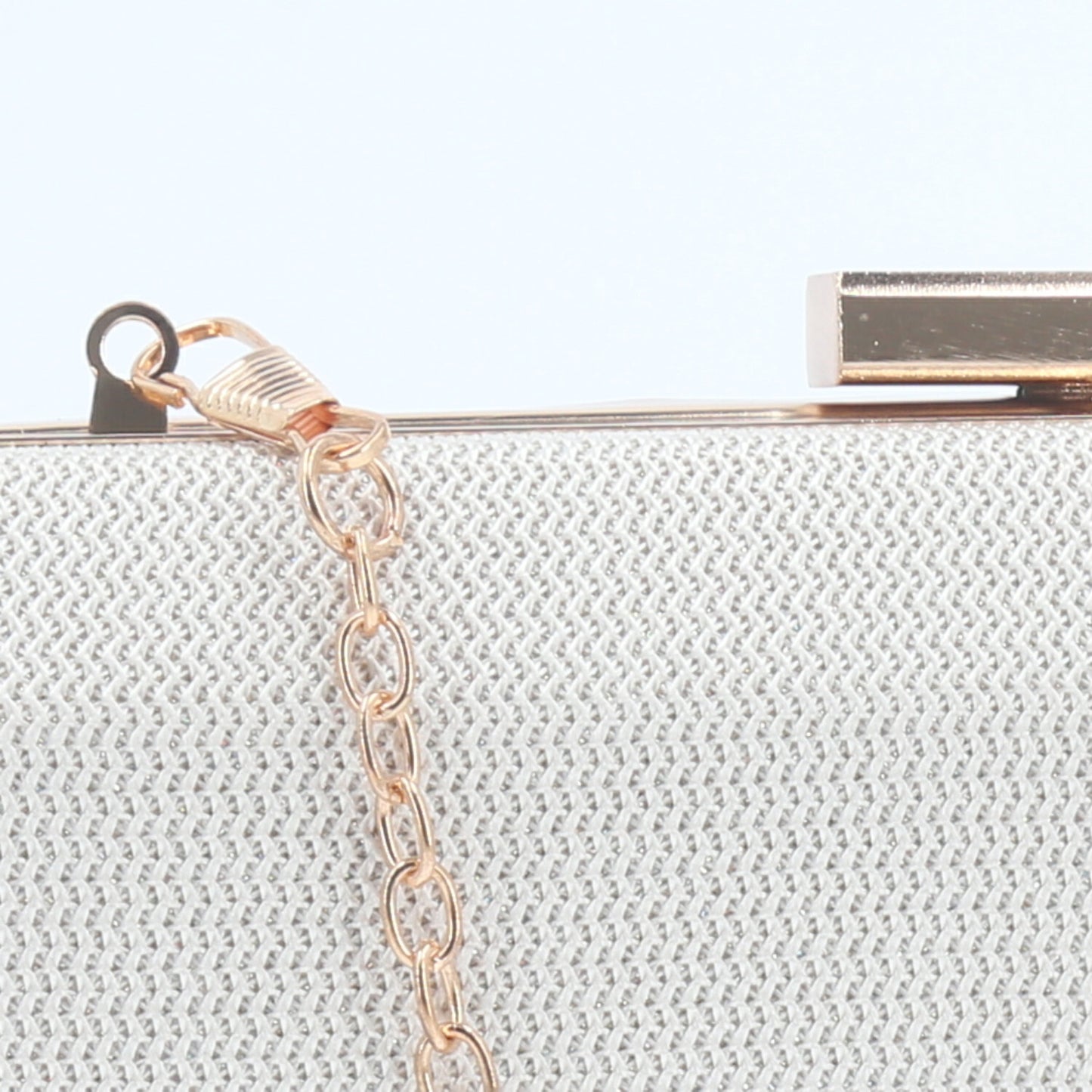 Bolsa Clutch de Festa com Design Minimalista Marfim