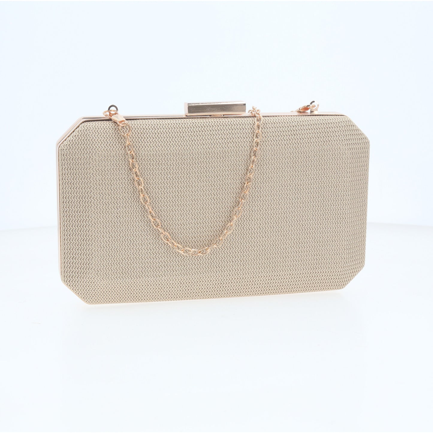 Bolsa Clutch de Festa com Design Minimalista Ouro
