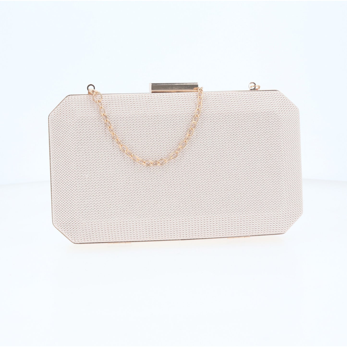 Bolsa Clutch de Festa com Design Minimalista Ouro claro