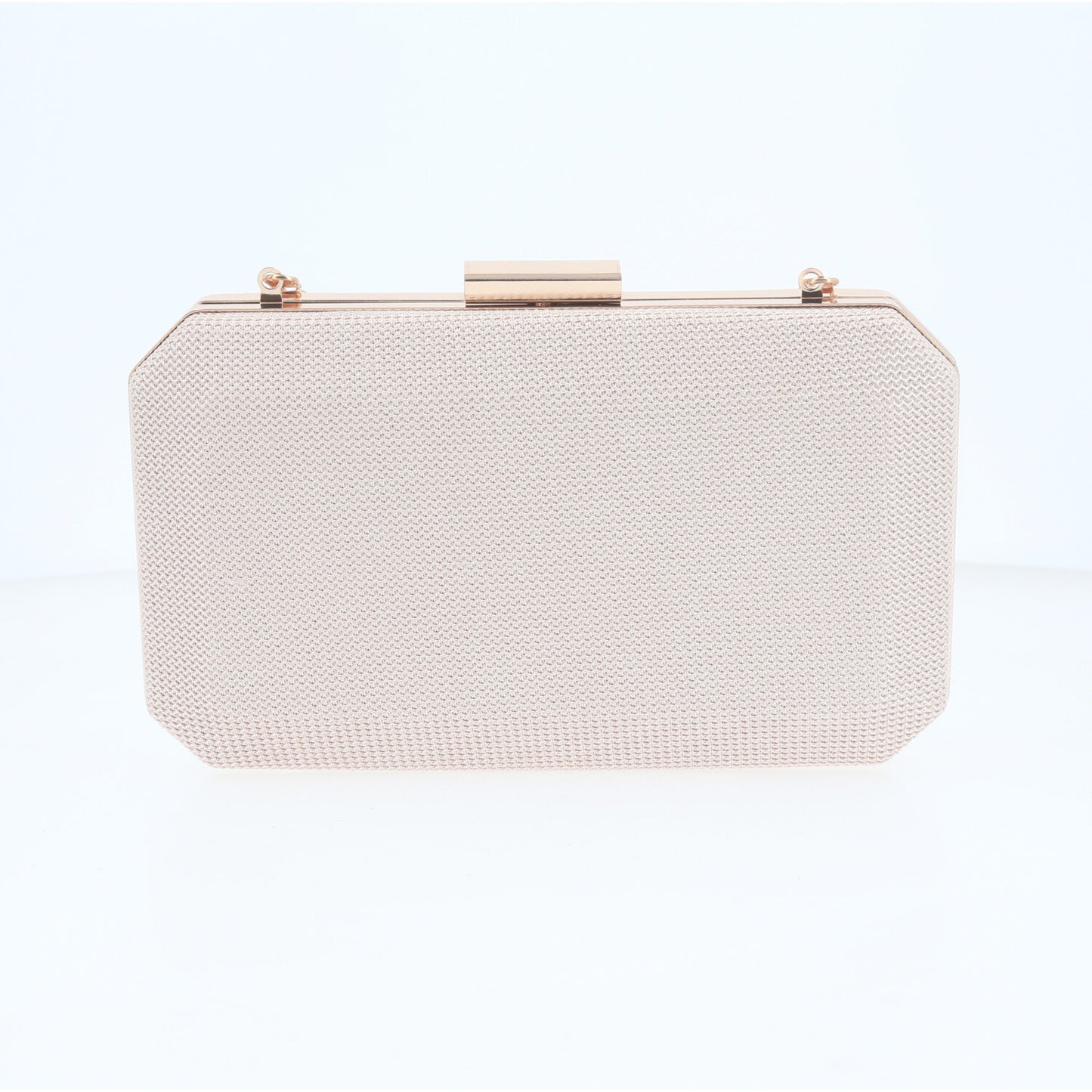 Bolsa Clutch de Festa com Design Minimalista Ouro claro