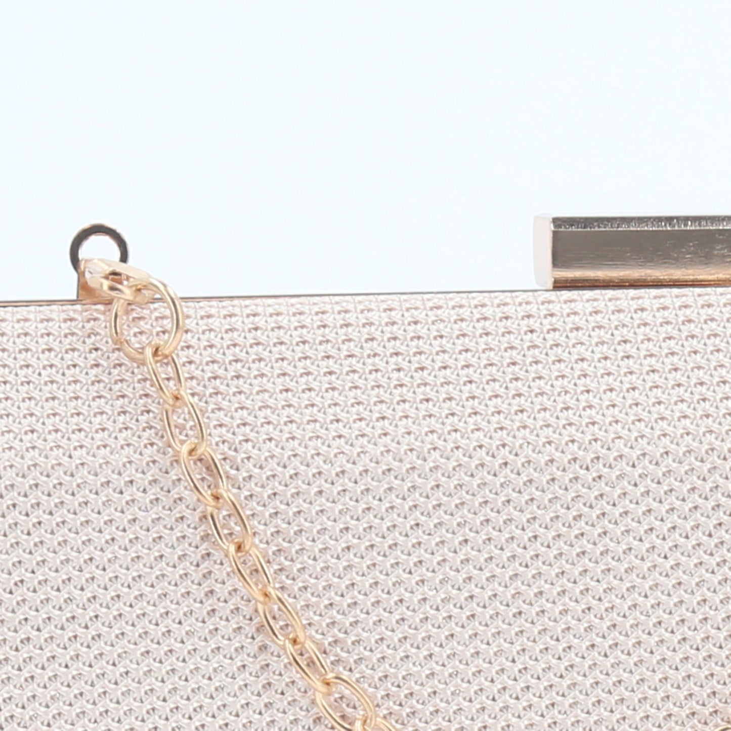 Bolsa Clutch de Festa com Design Minimalista Ouro claro
