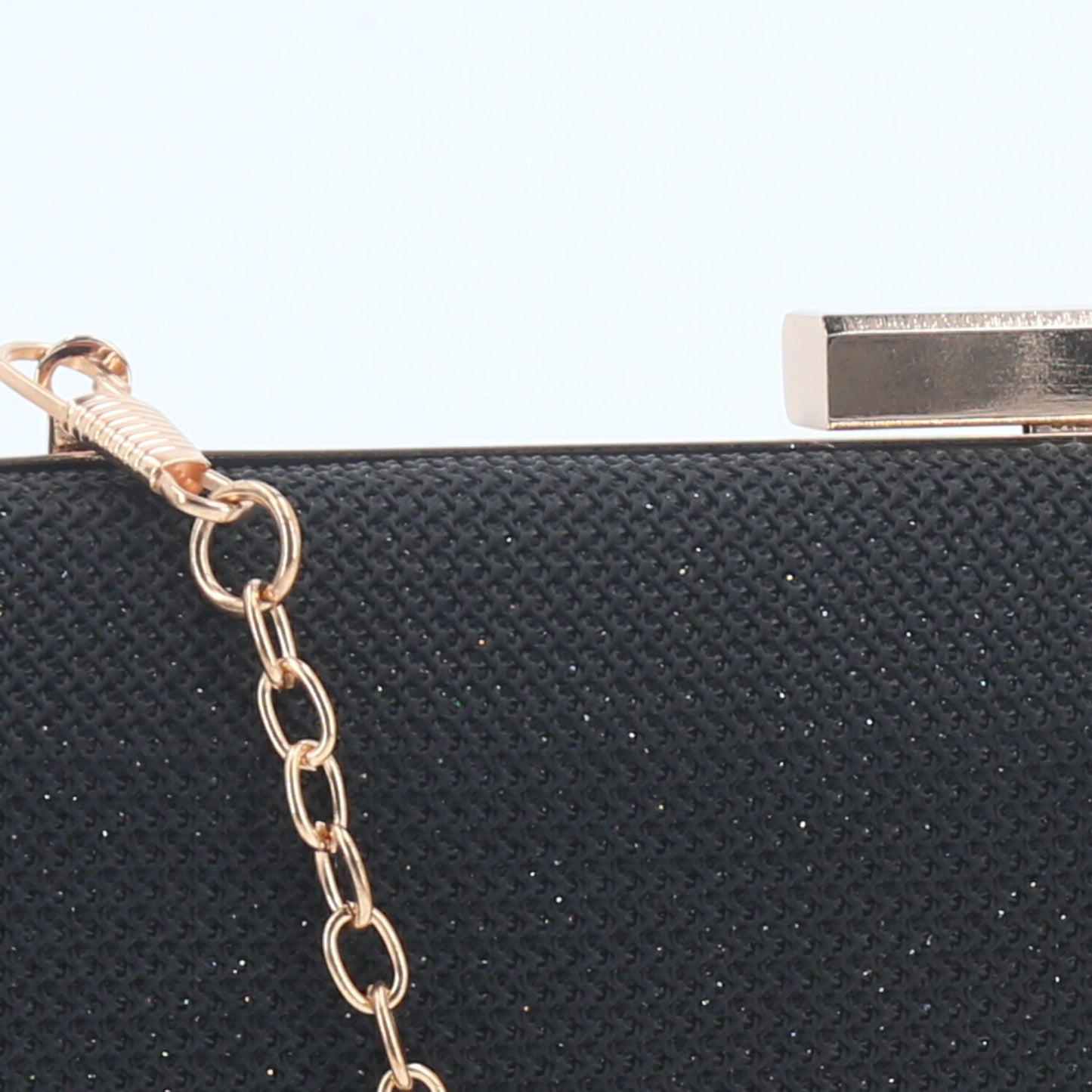 Bolsa Clutch de Festa com Design Minimalista Preto