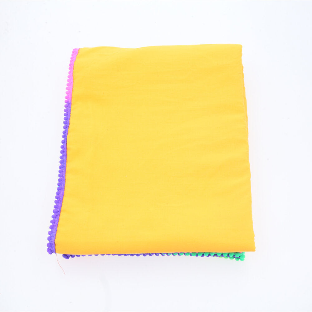 Canga de Praia Atoalhada Feminina Estampa Lisa – Toalha Versátil Verão
 Amarelo