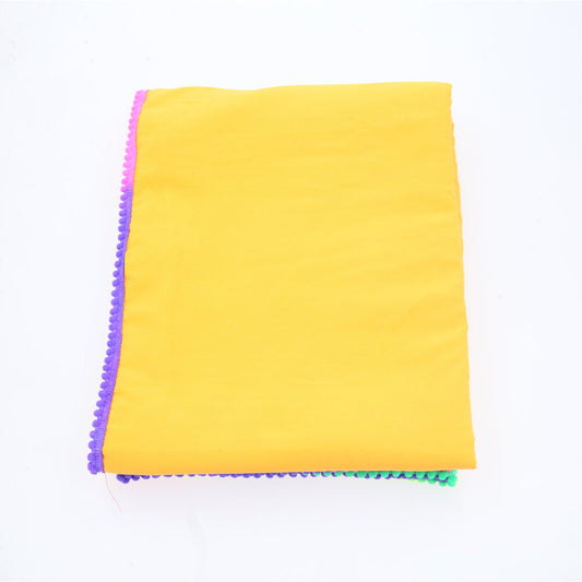 Canga de Praia Atoalhada Feminina Estampa Lisa – Toalha Versátil Verão
 Amarelo