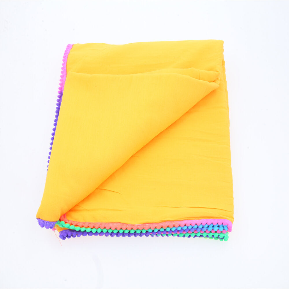 Canga de Praia Atoalhada Feminina Estampa Lisa – Toalha Versátil Verão
 Amarelo