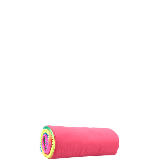 Canga de Praia Atoalhada Feminina Estampa Lisa – Toalha Versátil Verão
 Rosa