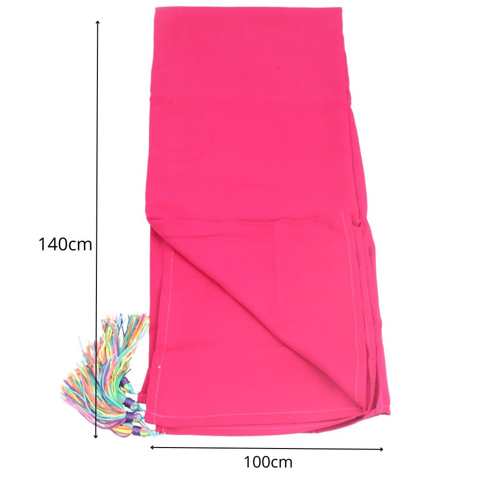 Canga de Praia Fina Lisa Saída de Praia Feminina Leve Pink