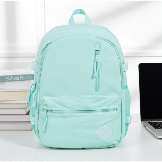 Mochila em Tecido com Organização Prática Verde