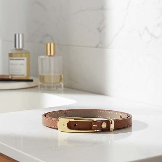 Cinto de Couro Caramelo