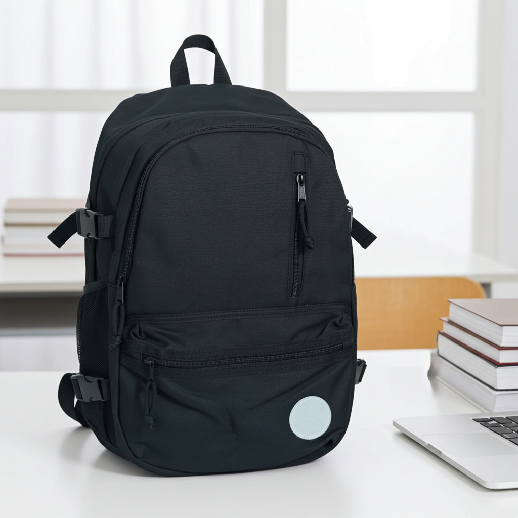 Mochila em Tecido com Organização Prática Preto