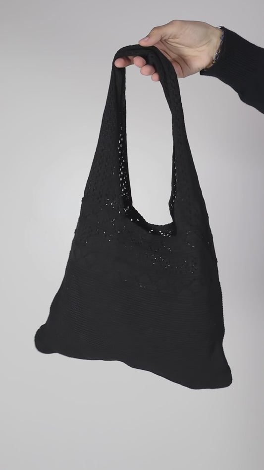 Bolsa Verão em Crochê com Desing Estilo Boho Bege